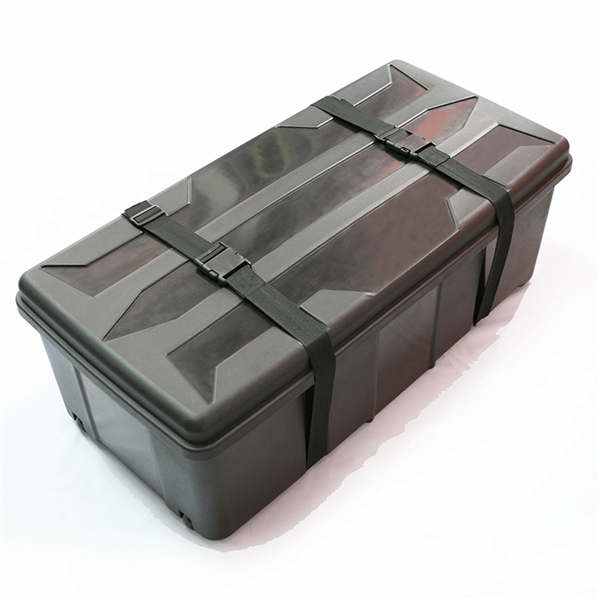 The CA600 molded shipping case features a durable design, strong fabric straps and recessed wheels for ease of transport. Its ideal for transporting trade show displays, exhibits, banners and more. The CA600 case can be converted to a to a counter by addi