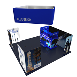 20ft x 20ft Leviathan Trade Show Exhibit Display (Graphic & Hardware)