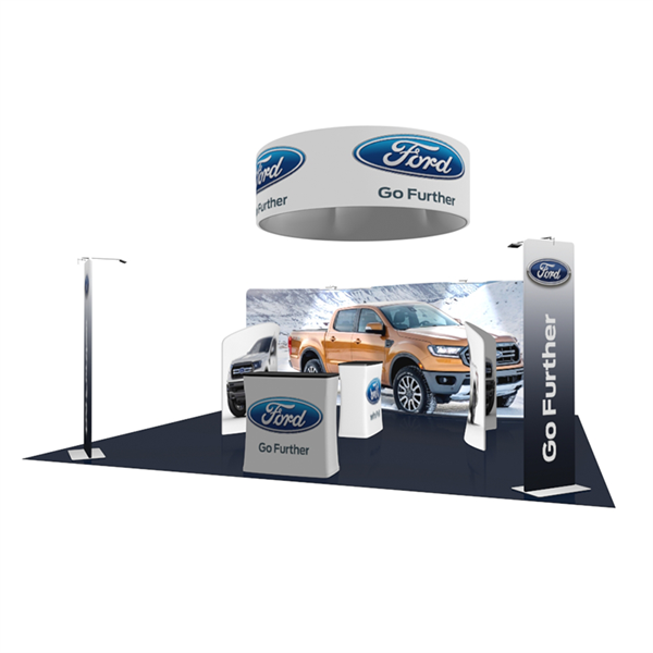 20ft x 20ft Nereus Trade Show Exhibit Display (Graphic & Hardware)