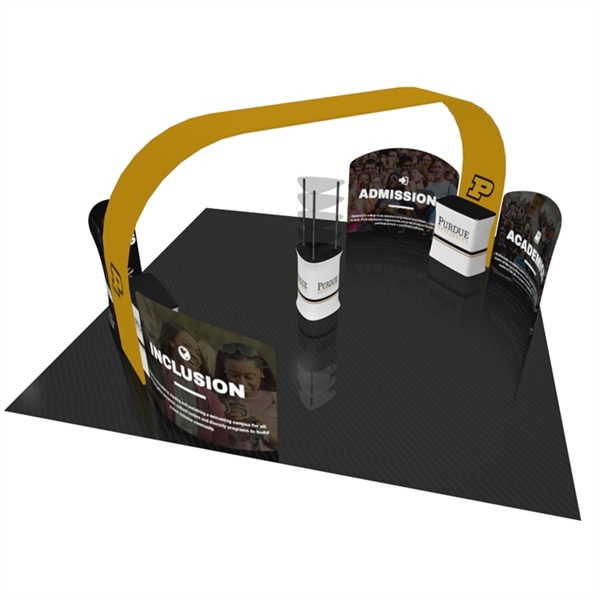 20ft x 20ft Bali Arch Trade Show Exhibit Display (Graphic & Hardware)