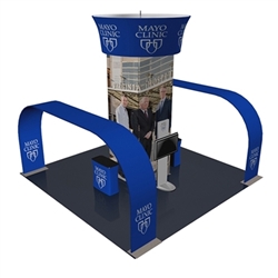 20ft x 20ft Bermuda Arch Trade Show Exhibit Display (Graphic & Hardware)