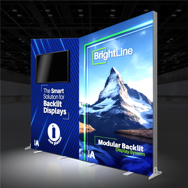 10ft x 8ft BrightLine Light Box Kit AA | Single-Sided
