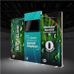 10ft x 8ft BrightLine Light Box Hybrid Kit DJD | Single-Sided