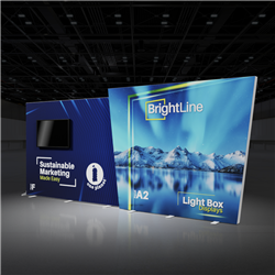 20ft x 8ft BrightLine Light Box Kit FA2 | Single-Sided