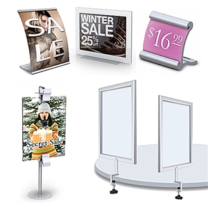Arctop Sign Holders, Tabletop Sign Holders