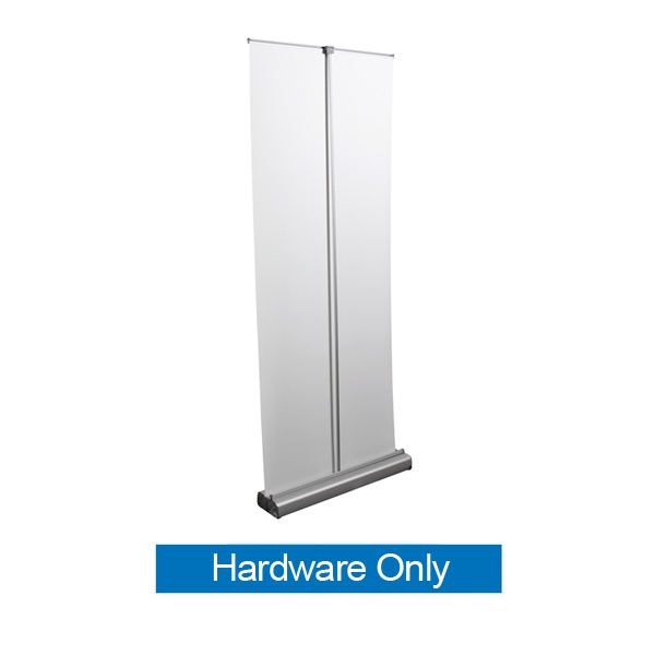31.5in Optimum Single Sided Retractable Banner Stand Hardware Only. Optimize space and double-up your message with this versatile and durable Optimum Double Sided Retractable Banner Stand! Premium, double-sided retractable banner stand for next Trade Show