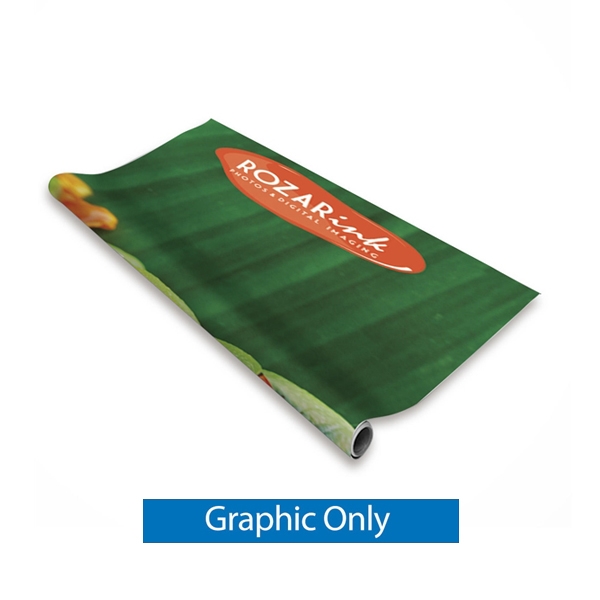 24 inches Replacement Graphic for Economy Retractor Bannerstand wide the most economical retractor on the market. Its lighter duty mechanism makes it appropriate for temporary displays or for advertising seasonal specials.
