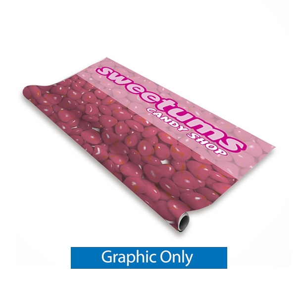 24in Economy Floor Retractor Opaque Fabric Replacement Graphic.This bannerstand the most economical retractor on the market. Perfect for tradeshows, meetings, lobbies, and retail point of sale.Economy Retractor Banner Stands available in 6 sizes.