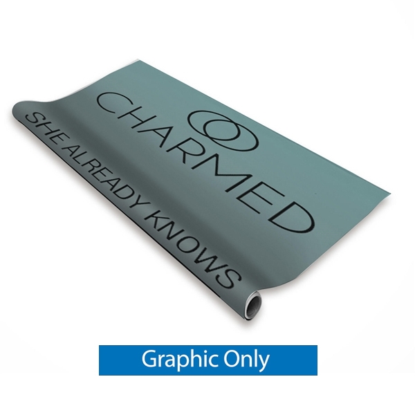 33.5in Economy Retractor Banner Stand Replacement Vinyl Print. The most economical retractor on the market. Its lighter duty mechanism makes it appropriate for temporary displays or for advertising seasonal specials.