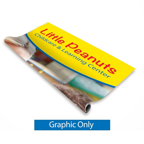 31.5in Economy Plus Retractor Replacement Vinyl Banner is ideal for a point-of-sale display. Wide selection of banner stands including roll up banners, promotional flags, and graphic displays. Great promotional tools for trade shows and retail.