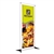 3ft x 6ft FrameWorx Banner Display Single-Sided Kit. This display's versatile central post can be customized with banners and lit racks. We've created three kits to get started, but add-ons are interchangeable so you can create your own configuration.