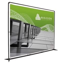 10.5ft x 8ft FrameWorx Banner Single-Sided Kit. This lightweight display features a contemporary design that looks great in any environment.
