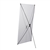 33.5in x 80in Tri-X Banner Display Kit with Banner allows your customers to quickly set up their graphics. Budget Spring-Back Banner Stand allows for an upscale wood look for a lower cost.  Simply unfold the Tri-X display and attach a grommeted graphic