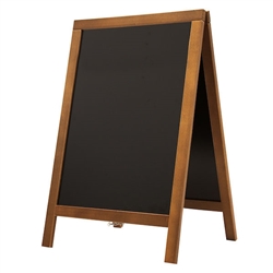 21.6in x 32.5in Economy Wood A-Frame Chalkboard Hardware Kit. This A-frame is a great option if you're looking for a chalkboard sign on a budget.