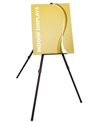 Display even large 36in tablets on the Jumbo Easel. The rubber feet and top clip ensures the paper stays put. Also accommodates rigid graphics, light boxes, art work and sign frames. Display easels are meant for the display of finished works.