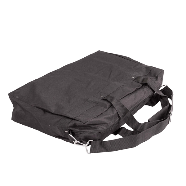 22 in (W) x 5 in (H) x 14 in (L) Soft Carry Case. xyzDisplays offer soft carrying cases for your portable canopy tents, trade show graphics, banner stands, hanging banners and signs, or other exhibit displays,