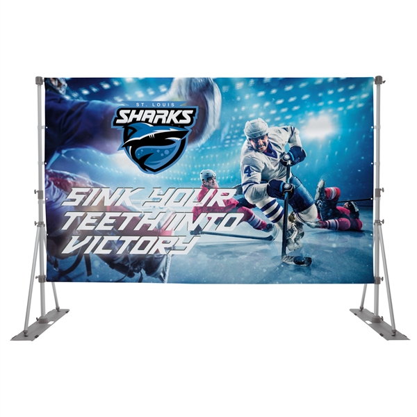 10ft x 7ft Headliner Display Single-Sided (Graphic & Hardware)