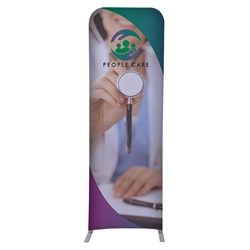 2ft x 6ft EuroFit Straight Wall Display Kit. This double-sided display is lightweight and stylish. Eco-friendly media is made up if 100% recycled materials.