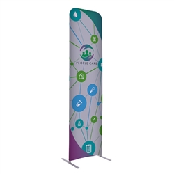 2ft x 8ft EuroFit Straight Wall Display Kit. This double-sided display is lightweight and stylish. Eco-friendly media is made up if 100% recycled materials.