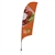 Outdoor promotional sail flags get your message noticed!  Custom printed 10.5ft Value Razor marketing flags are perfect for events, trade shows, expos, fairs and in front of retail locations.