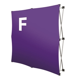 Replacement GeoMetrix Graphic Banner F for Tension Fabric Pop Up Deluxe Geometrix Displays and Geometrix Displays. Geometrix series same as Xpressions offers many of the features the exhibitors look for in a high quality display