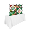 Micro GeoMetrix 4ft x 3ft Tension Fabric Pop Up Table Top Display will captivate onlookers and draw potential clients into your trade show booth area. Tension fabric table top displays  are great looking, affordable, lightweight and easy to set up.