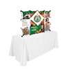 4ft x 3ft Micro GeoMetrix Tension Fabric Pop Up Table Top Display will captivate onlookers and draw potential clients into your trade show booth area. Tension fabric table top displays are great looking, affordable, lightweight and easy to set up.