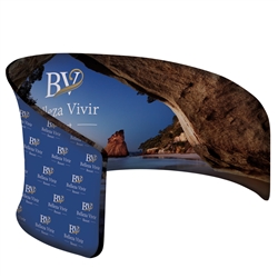 10ft x 6ft EuroFit Cove Jr Tension Fabric Floor Display Kit will command attention at any trade show or event. The attractive shape of this Exhibit is sure to catch their eye at your trade show or event. Create conference area in your booth space