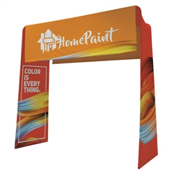 10ft x 10ft EuroFit Triumph Arch Kit w/ Runner will command attention at any trade show or event. The attractive shape of this Exhibit is sure to catch their eye at your trade show or event. Create conference area in your booth space