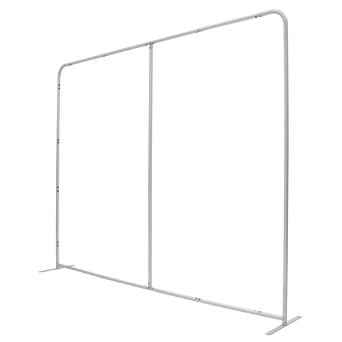 10ft x 90in EuroFit Wall Floor Tension Fabric Display Hardware Only. These double-sided backdrops weighs 75% less than a standard pop-up display. Tension fabric displays are easily transported, and are known for their easy assembly, light weight and affor