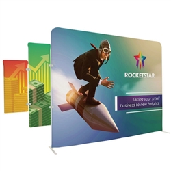 5ft x 1.35ft EuroFit Tagalong Tension Fabric Double-Sided Display Kit. Expand select EuroFit displays by attaching the EuroFit Tagalong to the top or side.