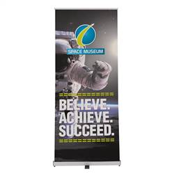 34in x 80in Ideal Retractable Single-Sided Banner (Graphic & Hardware)