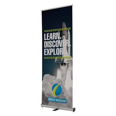 32in x 80in Ideal Retractable Single-Sided Banner (Graphic & Hardware)