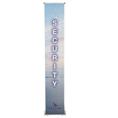16in x 82-90in MagnaLink Retractable Banner (Graphic & Hardware)