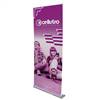 34in x 65-79in Stratus No-Curl Hybrid Media Retractable Banner (Graphic & Hardware)