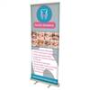 32in x 80in Value No-Curl Hybrid Media Retractable Banner (Graphic & Hardware)