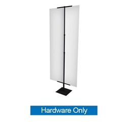 24in x 72in Everyday Banner (Hardware Only). This display features a durable steel frame with a long-lasting, powder-coated finish and can hold one or two banners for multiple applications.