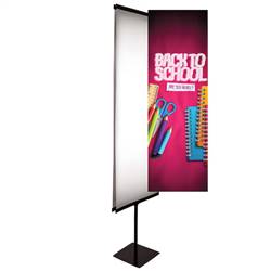 24in x 70in Everyday Snap Rail Banner (Graphic & Hardware)