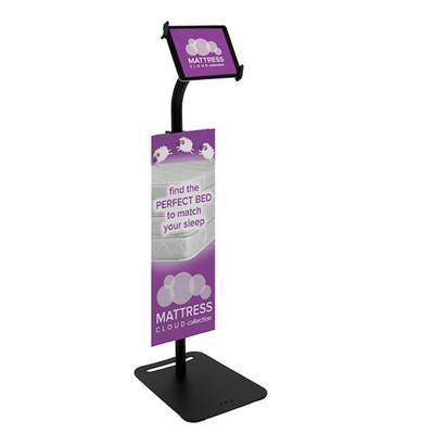10in x 28in Tablet Stand Display (Graphic & Hardware)