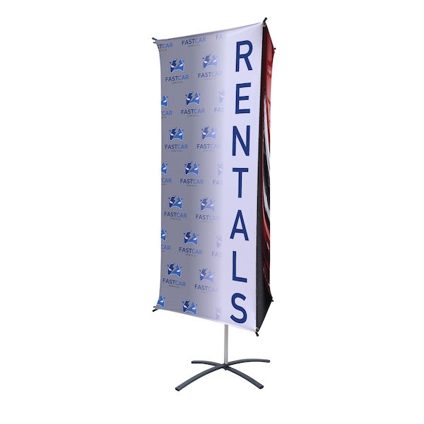 3ft x 7ft Trinity Banner (Graphic & Hardware)Triple your engagement with the Trinity Banner Display.