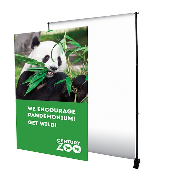 6ft x 8ft Deluxe Exhibitor Display Replacement Graphic. It is as one-of-a-kind banner display that is adjustable both vertically and horizontally.Show your customers how to create banner displays, advertising towers, room dividers even complete trade show