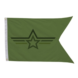 2ft x 3ft Polyester Guidon Single-Sided Flag