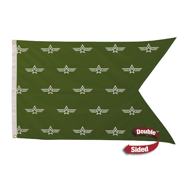 2.5ft x 4ft Polyester Guidon Double-Sided Flag