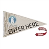 2.5ft x 4ft Polyester Pennant Double-Sided Flag