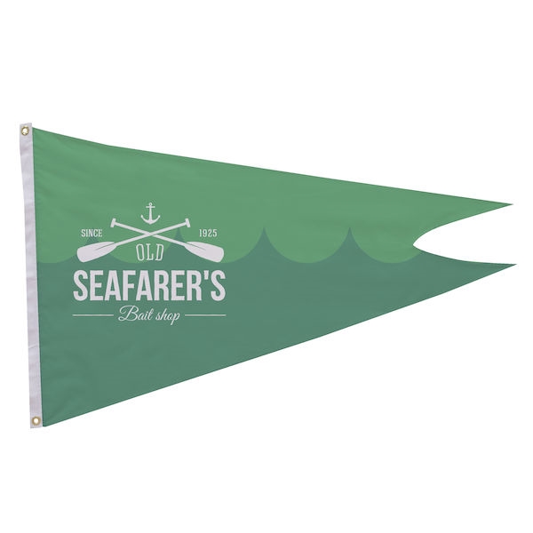 2.5ft x 4ft Polyester Burgee Single-Sided Flag