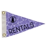 12in x 8in Polyester Pennant Single-Sided Flag