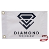 12in x 8in Polyester Burgee Double-Sided Flag