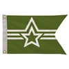 12in x 18in Polyester Guidon Single-Sided Flag