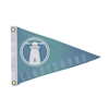 12in x 18in Polyester Pennant Single-Sided Flag