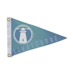 12in x 18in Polyester Pennant Single-Sided Flag